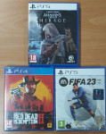 Assasin Creed Mirage - FIFA 23 PS5 & Red Dead Redemption - PS4