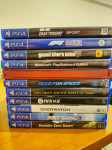 PS4 11 igri (GTA 5, F1 2021, Fifa14, Spider-man, Just cause 3...)