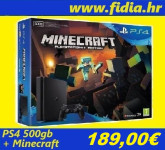 ⭐️⭐️ PLAYSTATION 4 SLIM 500GB + MINECRAFT ⭐️⭐️