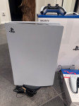 PlayStation 5 s Blu-ray diskom + 2 joysticka + 3 igre