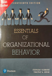 Essentials of Organizational Behavior, 14/e / Robbins & Judge - NOVO!