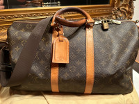 Louis Vuitton Keepall 45 Bandoulière Monogram Canvas