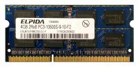 4GB ELPIDA 2Rx8 PC3-10600S EBJ41UF8BCS0-DJ-F 1333mhz DDR3 SODIMM