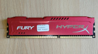 HyperX FURY Memory Red - 2x4GB