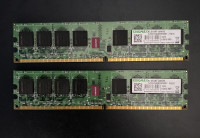 KINGMAX 2X1GB DDR2 RAM