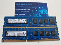 Kingston 8GB (2x4GB) DDR3, 1Rx8 PC3 12800U, 1600 MHz - Račun / R1