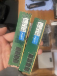 Memorija CRUCIAL 2 x 8 GB DDR4, 2400 MHz