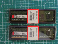 MEMORIJA KINGSTON 16GB (2 x 8GB) DDR4 PC4-3200 CL22 1Rx16 KVR32N22S6/8