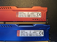 Memorija Kingston Hyperx Fury 4GB 1600MHz (3 komada)