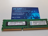 Micron 4GB DDR3 ECC Unbuffered, PC3, 12800E, 1600 MHz - Račun / R1