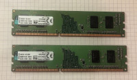 RAM memorija Kingston 2GBx2 DDR3-1333