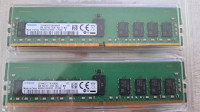 Samsung 16GB 2x8GB 1Rx4 PC4-2666V-R PC4-21300R DDR4 2666MHz ECC