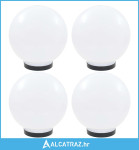 LED kuglaste svjetiljke 4 kom 25 cm PMMA - NOVO