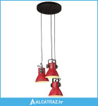 Viseća svjetiljka 25 W pohabano crvena 30 x 30 x 100 cm E27 - NOVO