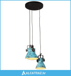 Viseća svjetiljka 25 W pohabano plava 30 x 30 x 100 cm E27 - NOVO