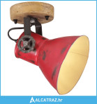 Zidna svjetiljka 25 W pohabano crvena 11,5x11,5x25 cm E27 - NOVO