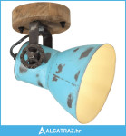 Zidna svjetiljka 25 W pohabano plava 11,5x11,5x25 cm E27 - NOVO
