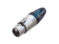 Neutrik NC3FXX - 3 pole female cable connector with Nickel housing