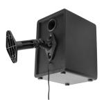 AUDIZIO HTS20 SPEAKER WALL MOUNT BLACK, SET OF 2