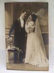 GP 1837/38 OLD POSTCARD WEDDING ART DECO - RAZGLEDNICA