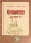 STARA ETIKETA SA BOCE - GRAŠEVINA SMEDEREVKA, VINOPLOD VARAŽDIN