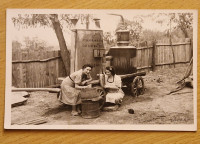 Stara fotografija Pecara rakije Dabar lički Lika RPPC