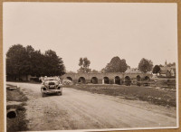 Stara fotografija Stari most kod Ogulin Stari auto oldtimer 1932