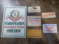 Retro reklama STAROPRAMEN PIVO lot