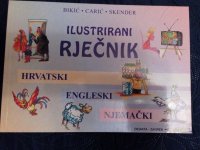 RJEČNIK ILUSTRIRANI-Hrvatski, engleski, njemački