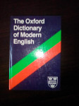 The Oxford Dictionary of modern English