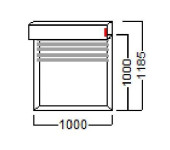 AKCIJA - ROLETA 100X100 PVC