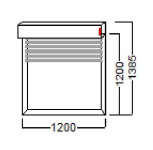 AKCIJA - ROLETA 120X120 PVC