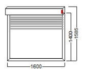 ROLETA 160X140 ALU