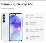 Samsung A55 5G/ 256 Gb / novo