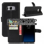 Kožna torbica futrola Samsung Galaxy S8 Plus G955 wallet Litchi crna