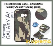 SAMSUNG GALAXY A3 A 3 2017 ULTRA SLIM TPU SILIKONSKA MASKA ARMY ZELENA