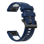 Garmin Fenix 7X/6X/5X/3/D2/Q/MK... QuickFit, logo, tamno plavi