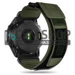 Nylon Scout serija remen s brzom kopčom sat Garmin Fenix 3 - 7X zeleni