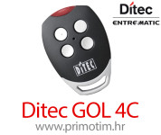 DITEC GOL 4 C- daljinski upravljač za garažna vrata, rampu i lesu