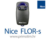 NICE FLOR-S daljinski upravljač, ključ za garažna vrata, rampu i lesu