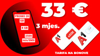 A1 SIM/eSIM tarifa 3 mjeseca + 20 GB