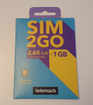 Telemach SIM KARTICA NOVA Dobar broj telefona 095 563 50 55