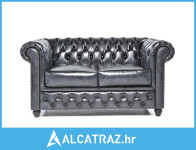 Chesterfield Dvosjed Original Leather | 2-sjedišta | Wash Off Blue - N