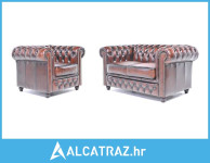 Chesterfield Set Garnitura Original Leather | 1 + 2 sjedišta | Wash Of