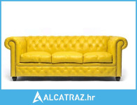 Chesterfield Trosjed Original Leather | 3-sjedišta | Yellow - NOVO