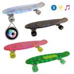 Skateboard 3u1 bluetooth, muzika, LED
