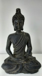 Vintage Buddha kip statua od lijevanog metala. Visina oko 18,5cm