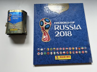 RUSSIA 2018 prazan album tvrdih korica+50 neotvorenih paketića