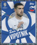 Topps UEFA EURO 2024 Sličica, SVN PTW VIPOTNIK, TOPPS FOIL PARALELA