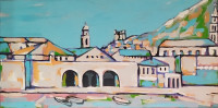 Dubrovnik - Akril na platnu - 80x40cm